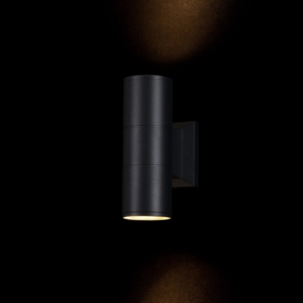 Lampada da parete Outdoor in Metallo Bowery Nero