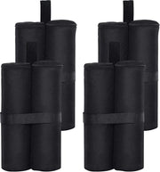 Set di 4 padiglioni, sacchi di sabbia, qualità industriale, alta qualità, sacchi di sabbia a doppia cucitura, pesi per stabilizzare i padiglioni, tenda, sacchi di sabbia per piedi pesanti