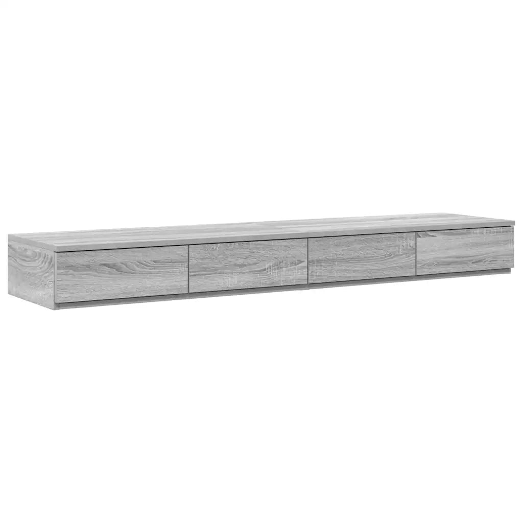 Struttura letto con contenitore con porta Grigio Sonoma 160 cm 3335658