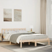 Letto Extra Lungo senza Materasso 160x210 cm in Legno di Pino