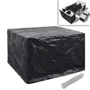 Coperture Arredi Giardino | Telone per mobili da esterni 2 pz Polyrattan 8 Occhielli 113x113cm