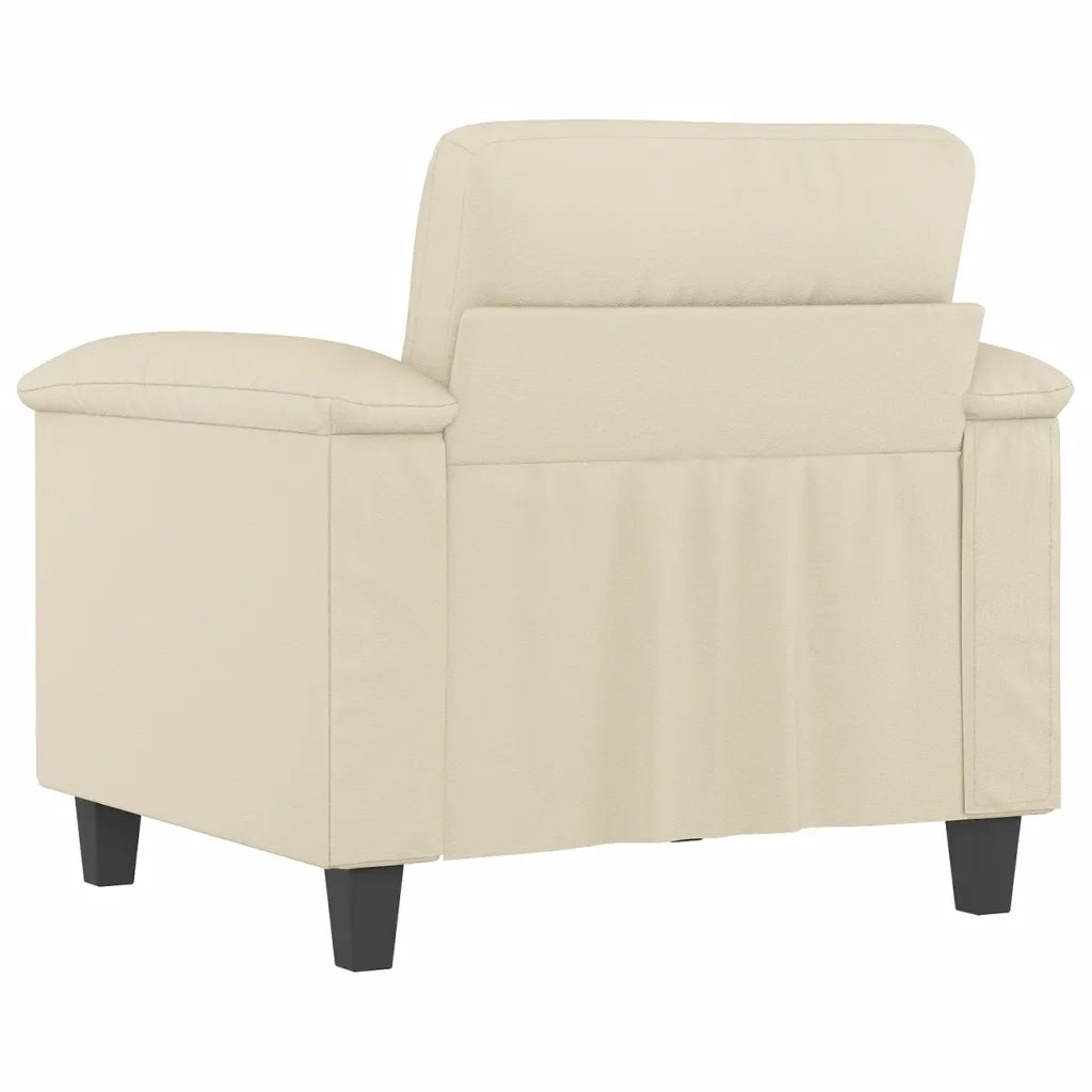 Poltrona | Sedia Relax Crema 60 cm in Similpelle