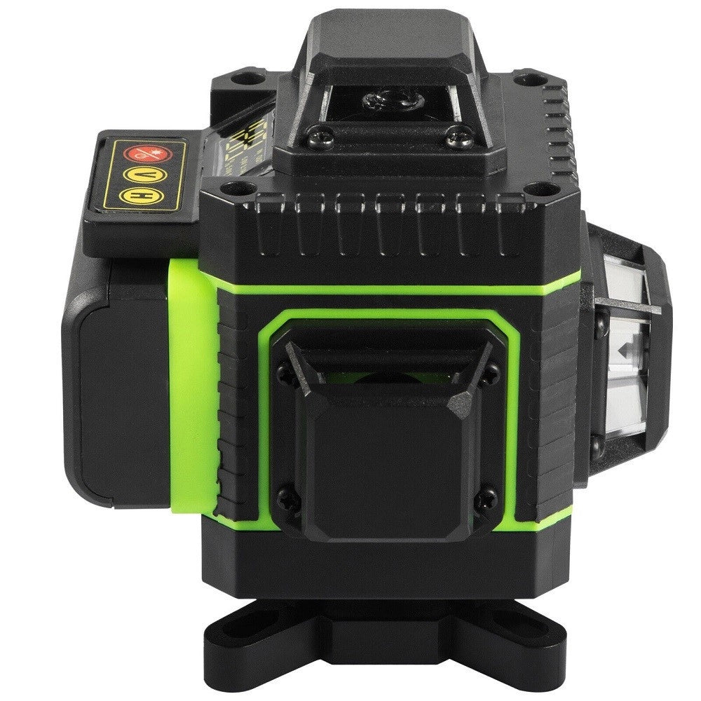 Trade Shop - Livella Laser A Verde 16 Linee Autolivellante 4x360° Con Base Di Treppiede -