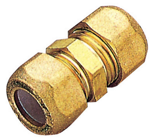 pl raccordo in ottone diritto doppio bicono 10 cod:ferx.76601