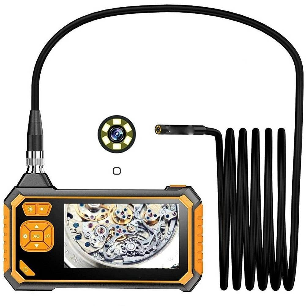 Trade Shop - Telecamera Endoscopica 5 Mt Monitor Sonda 4.3 Pollici Videocamera Impermeabile -
