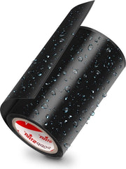 Nastro di Riparazione Impermeabile - Estremamente Resistente 10cm x 3m Nero - Adesivo Auto - Per Tenda, Laghetto, Piscina e Tubazioni
