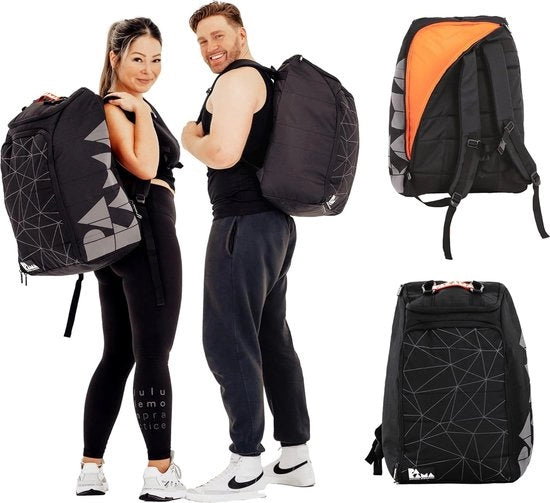 Zak da viaggio 45L per uomo e donna - zaino impermeabile per weekend e bicicletta con tasca per laptop