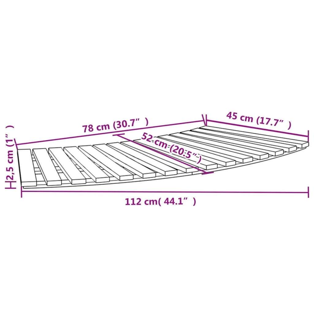 Bordo per Spa Grigio in Polyrattan e Legno Massello di Acacia 3270650
