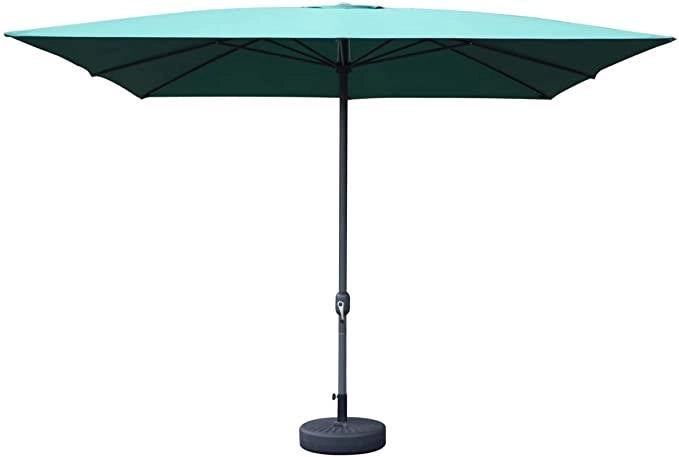 MAURY'S OMBRELLONE DA GIARDINO QUADRATO 3 X 3 MT IN COLORE VERDE