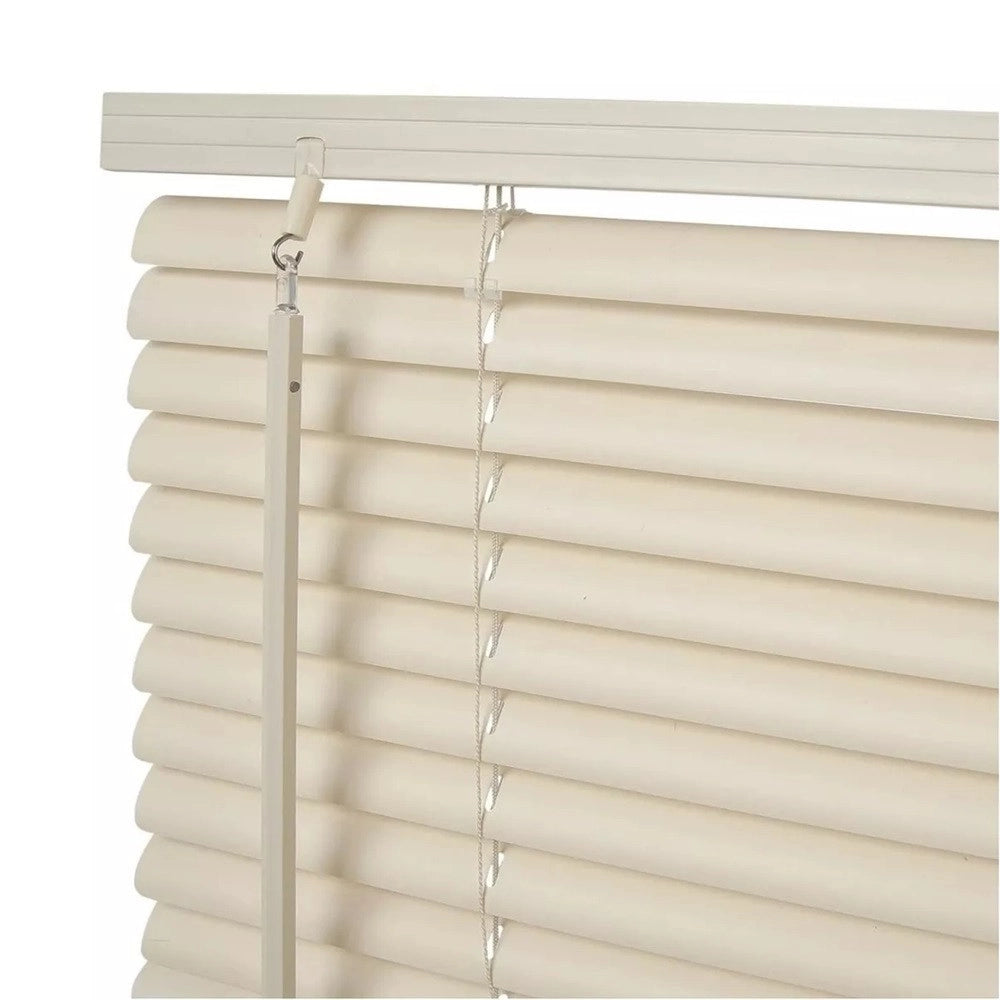 Trade Shop - Set 2pz Tenda Veneziana 60x140cm In Pvc Con Asta Casa Parasole In 2 Colori 011683 -