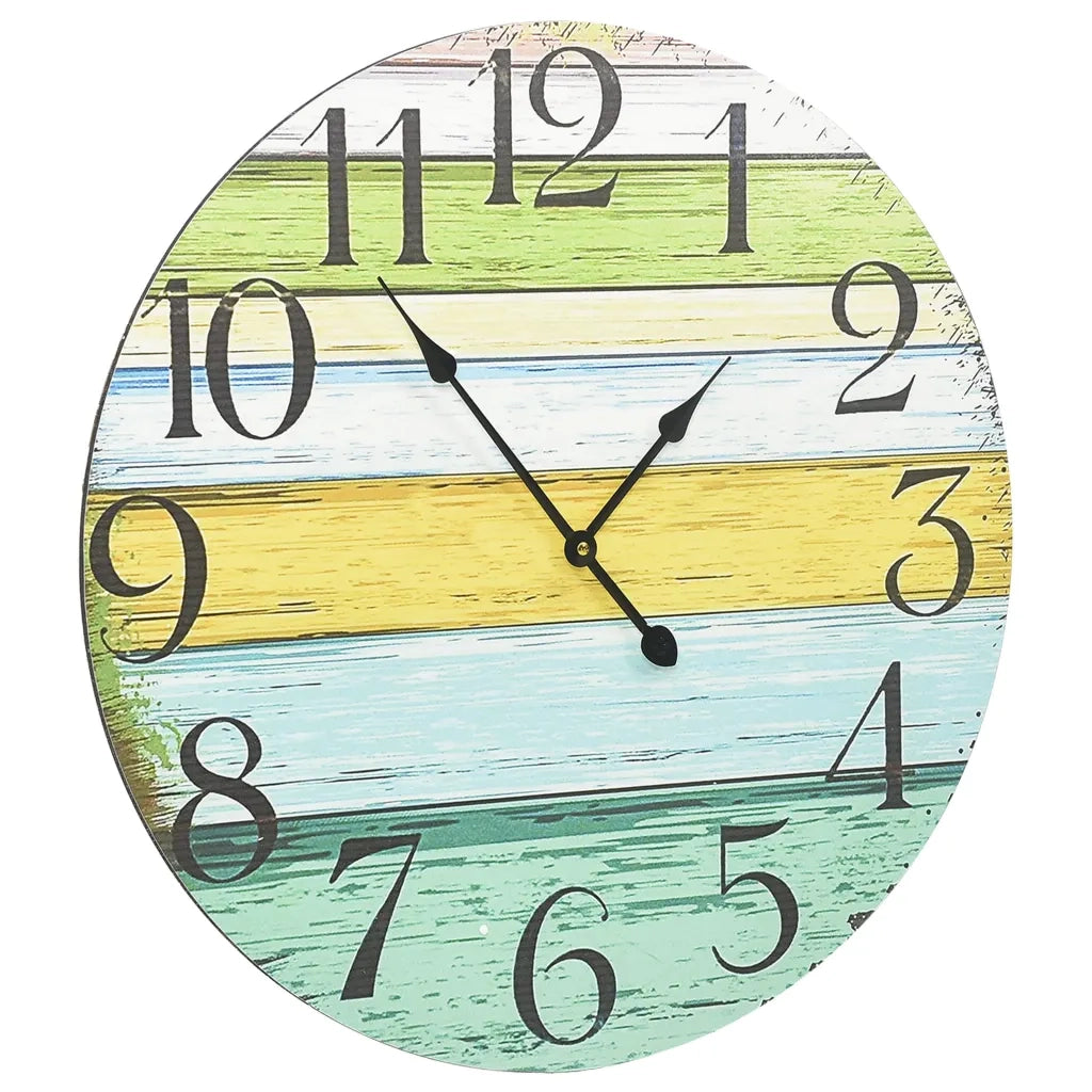 Orologio da Parete Multicolore 60 cm in MDFcod mxl 103964