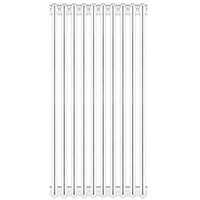 Radiatore tubolare in acciaio 3 colonne scomponibile 6 Elementi