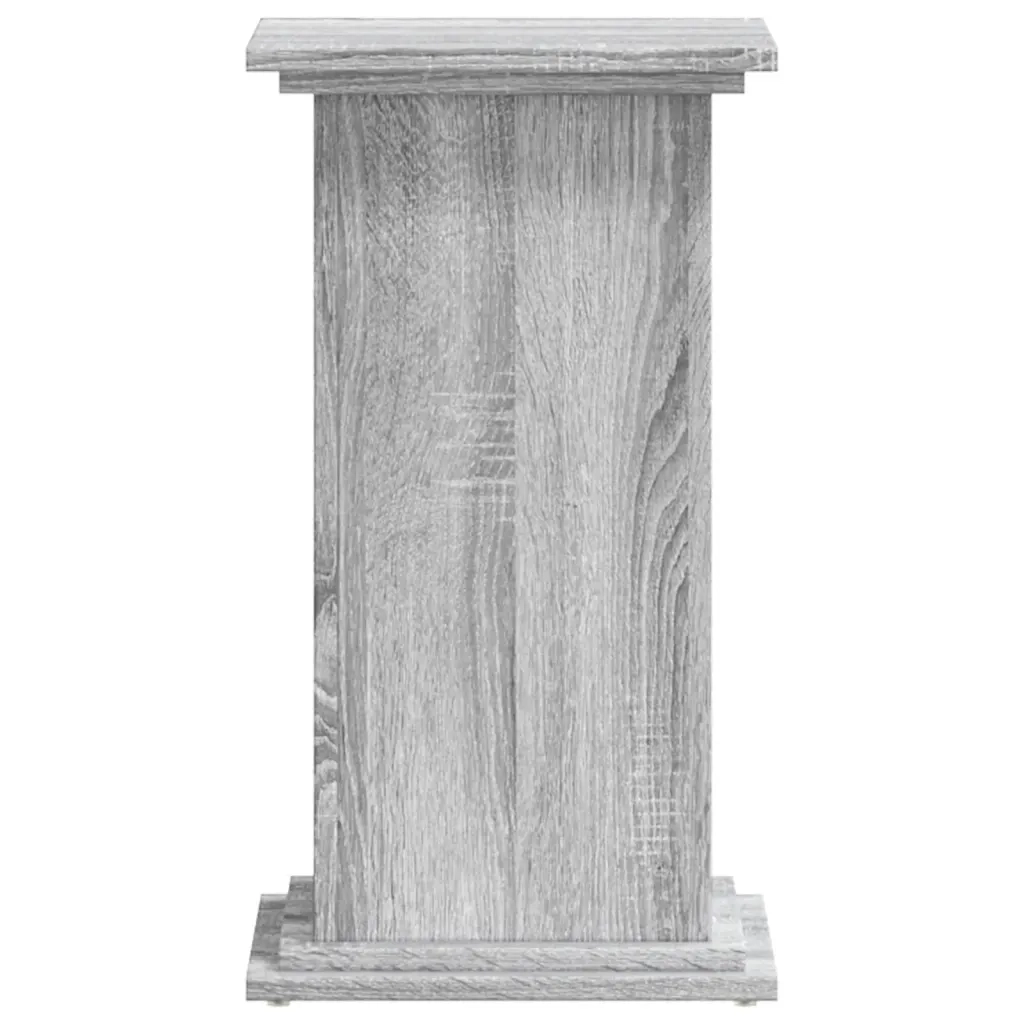 Supporto per Piante Grigio Sonoma 33x33x60 cm Legno Multistrato