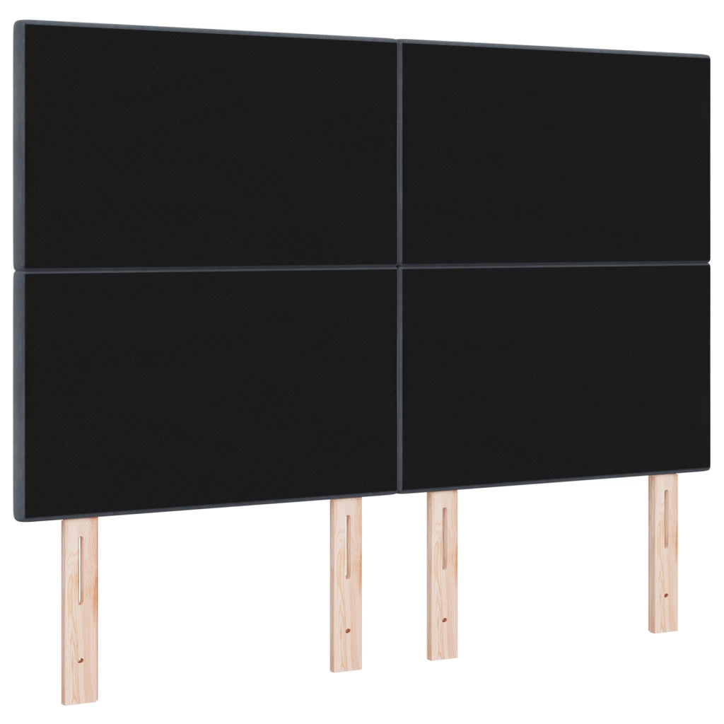 Testiera LED  Grigio Scuro 72 cm in Velluto