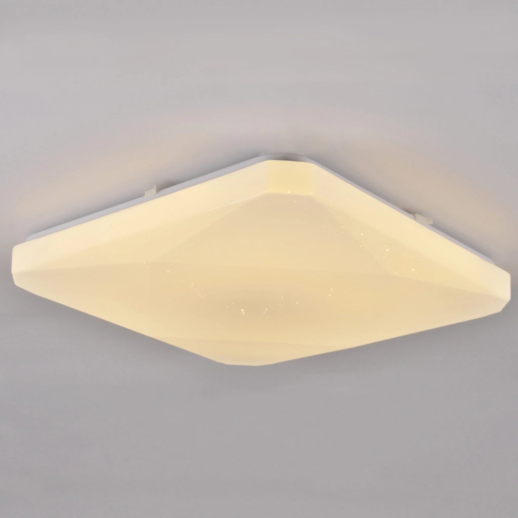 Plafoniera LED Polux Kastor 72W 43x43cm CCT telecomando