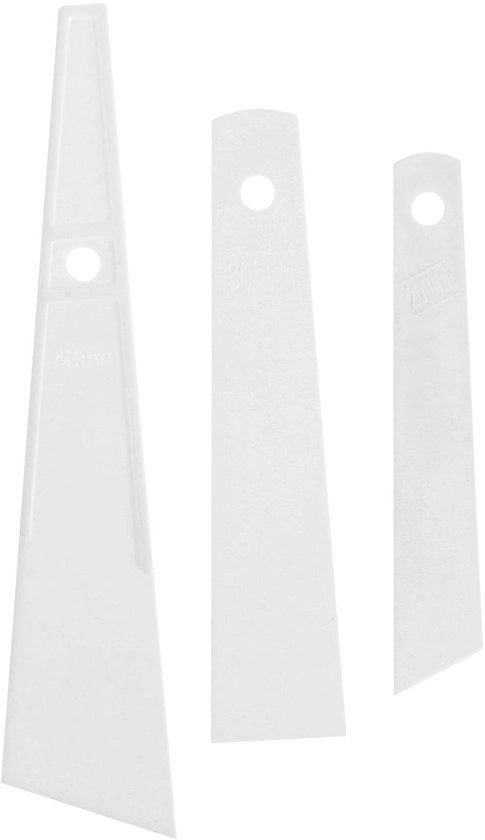 Applicatore di Limo a Mano Professionale - 6 Pezzi - Manicotto per Limo - Spatola di Limo Portatile - Strumenti per Lavorazione del Pelle - Applicatore di Precisione