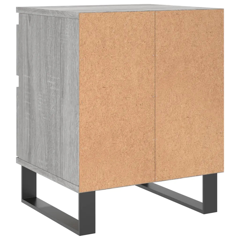 Comodino | Armadio da Notte | Mobiletto da notte Grigio Sonoma 40x35x50 cm in Legno Multistrato