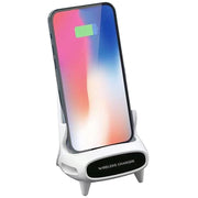 Trade Shop - Supporto Stazione Di Ricarica Senza Fili Wireless Rapida Per Cellulare Ufficio -