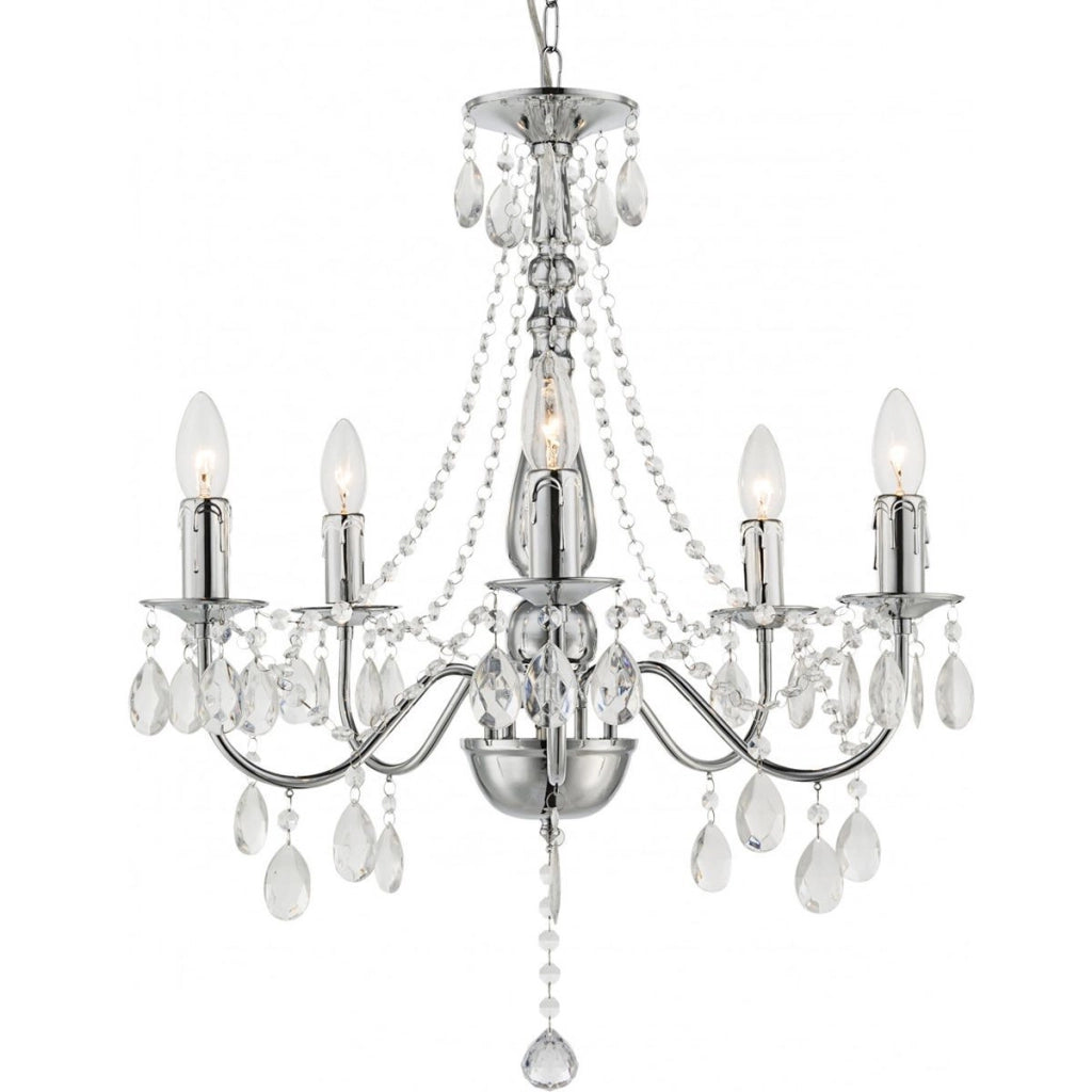 Lampada Da Soffitto Ebt014-5cp Chrome