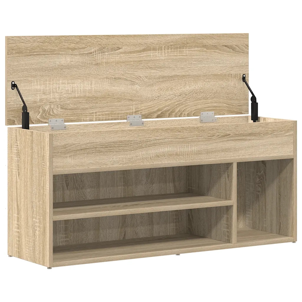 Scarpiera Rovere Sonoma 102x30,5x45 cm in Legno Multistrato 859138