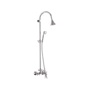 Rubinetto doccia con colonna saliscendi, doccetta e soffione - serie liberty