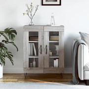 Credenza-Buffet-Armadio da cucina Grigio Sonoma 69,5x34x90 cm in Legno Multistrato 260477