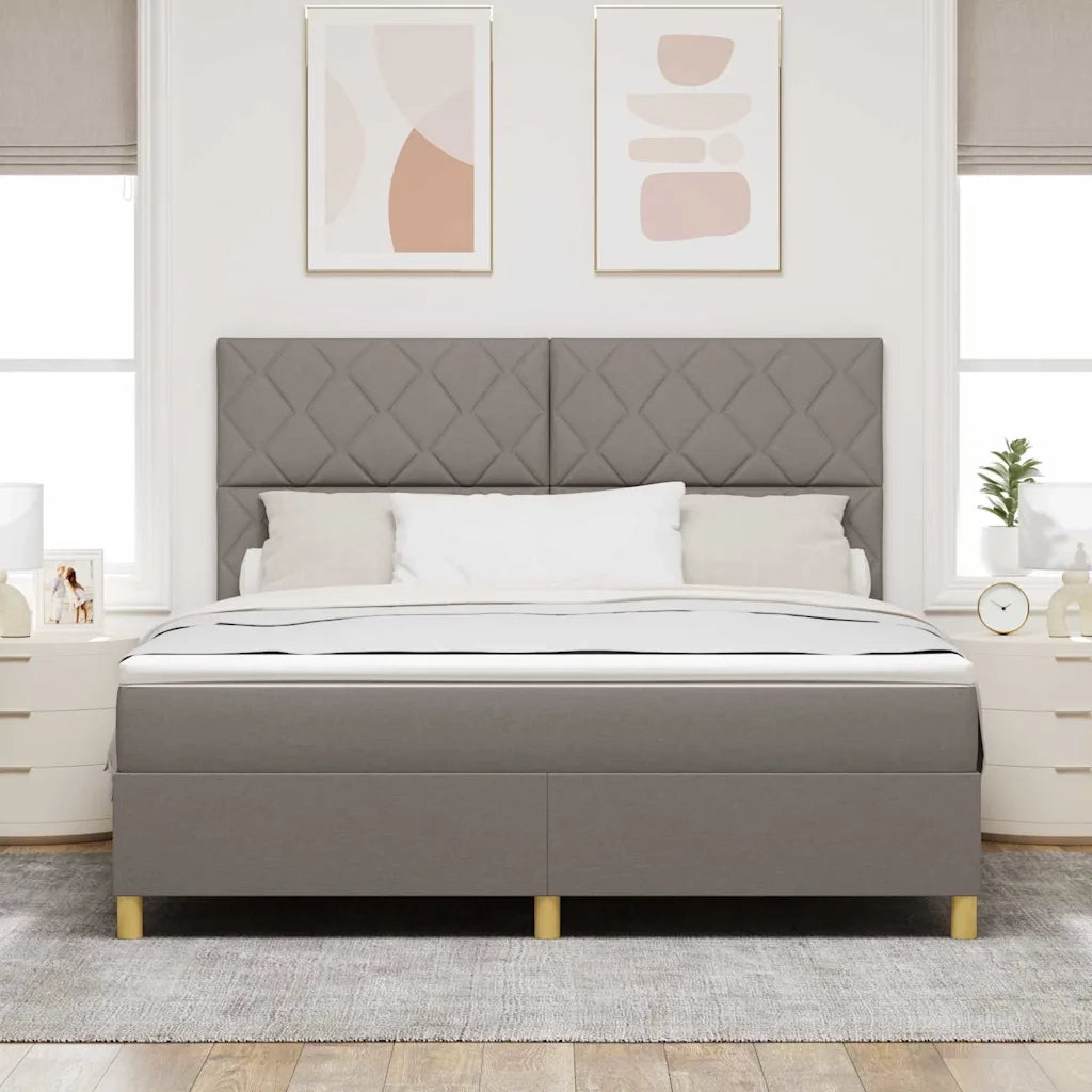 Letto a molle con testiera Talpa 180 x 200 cm Tessuto 3339718