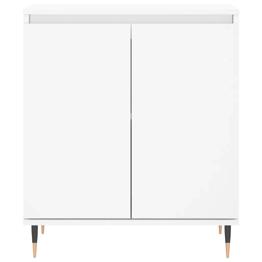 Credenza-Buffet-Armadio da cucina Bianca 60x35x70 cm in Legno Multistrato 124487
