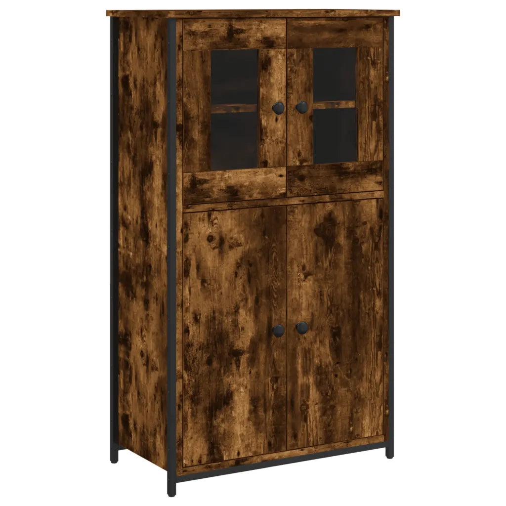 Credenza Rovere Fumo 62x32x106,5 cm in Legno Multistratocod mxl 131261