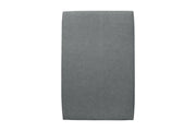 Testiera in tessuto natté grigio antracite liscio L90 cm