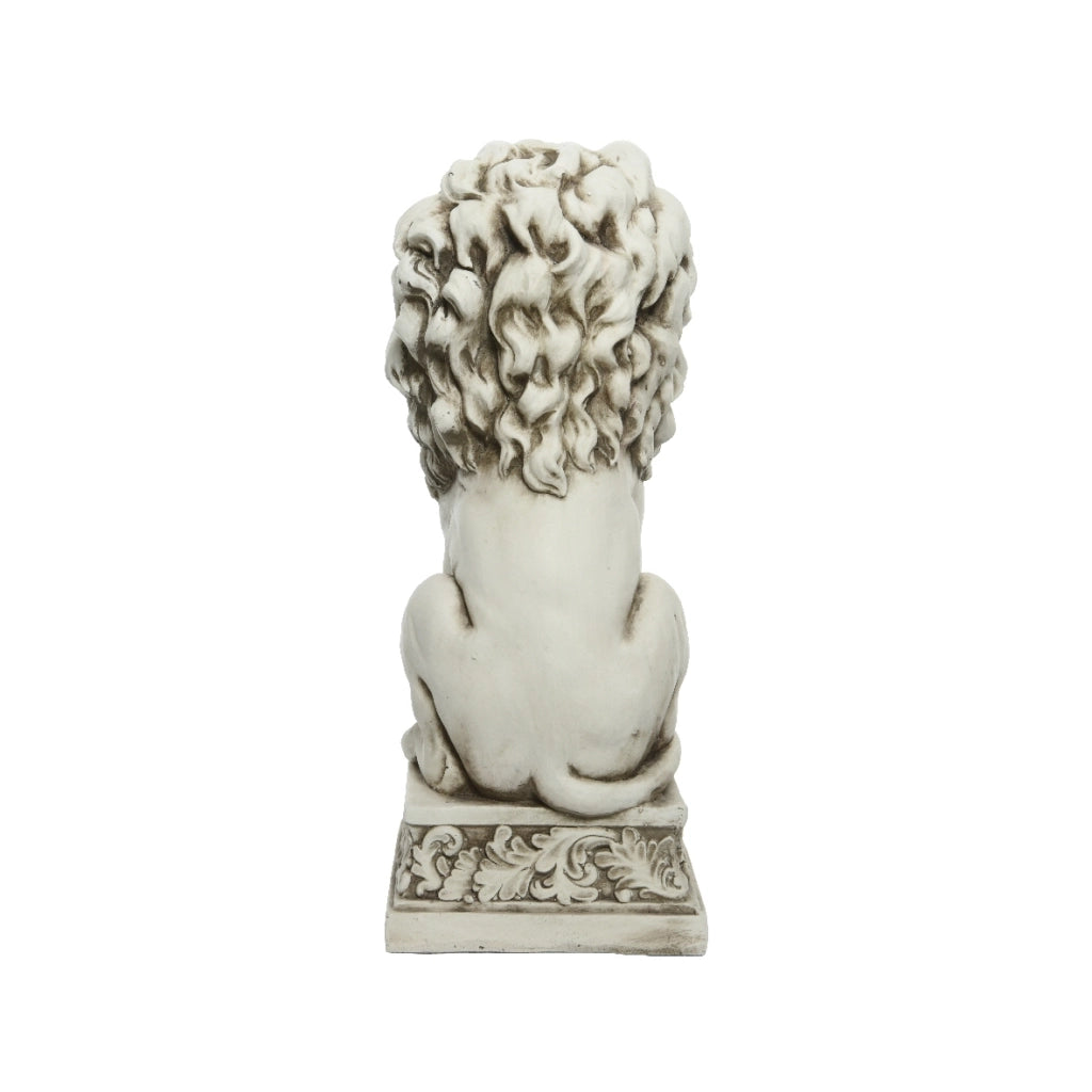 STATUA LEONE 27X29XH61CM IN POLIMAGNESIO