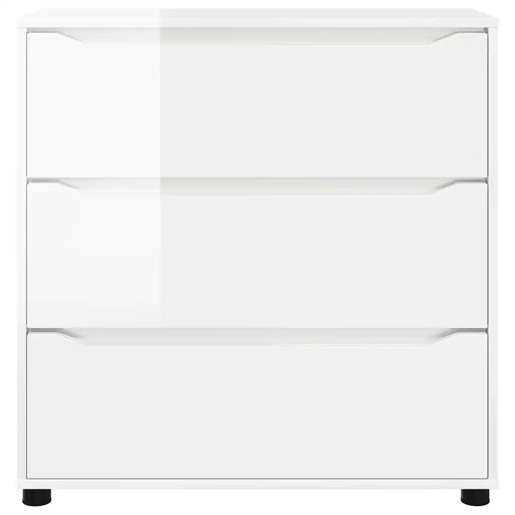 Armadio Bianco Lucido 80 x 31 x 81 cm Legno multistrato 888851