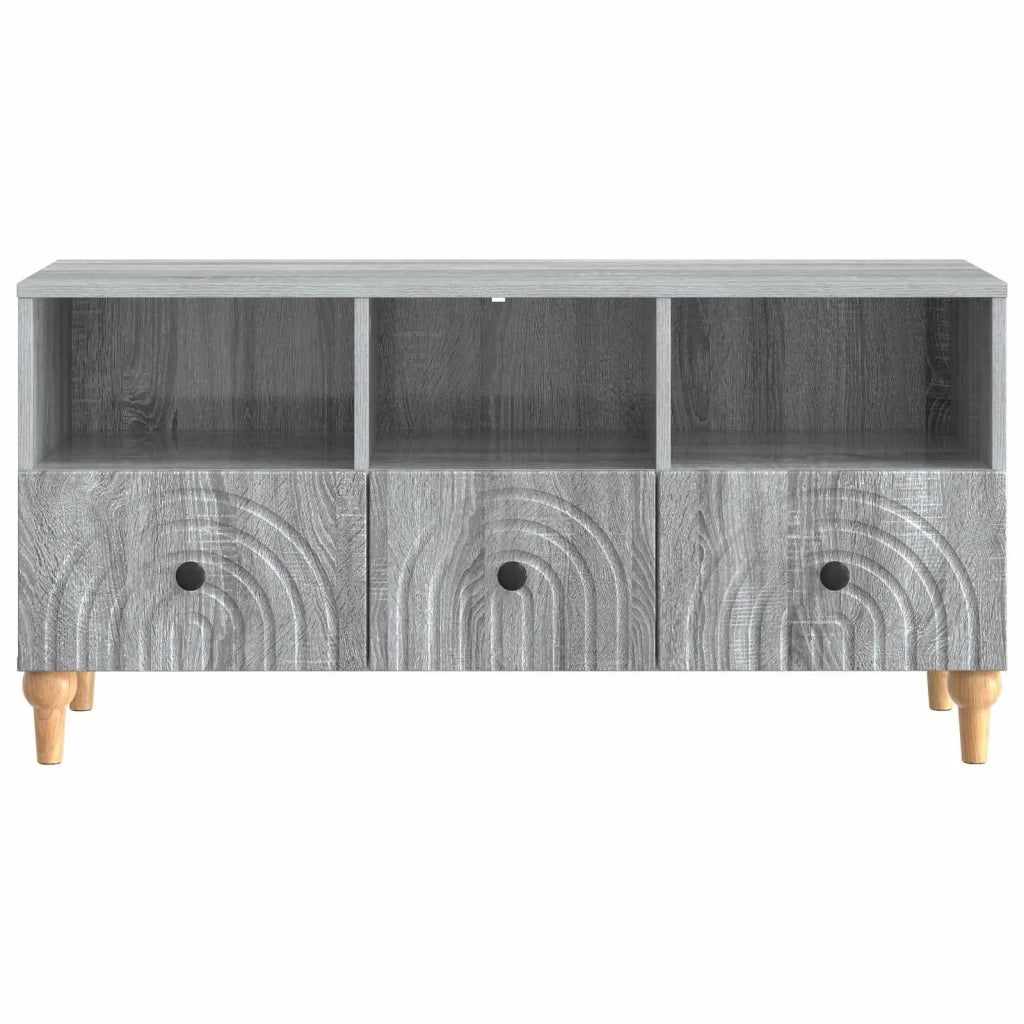 Mobile TV Sonoma grigia 102 x 34,5 x 50 cm Legno ingegnerizzato