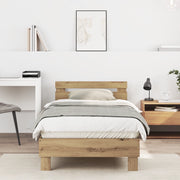 Struttura letto Rovere Artigianale Legno di rovere massiccio