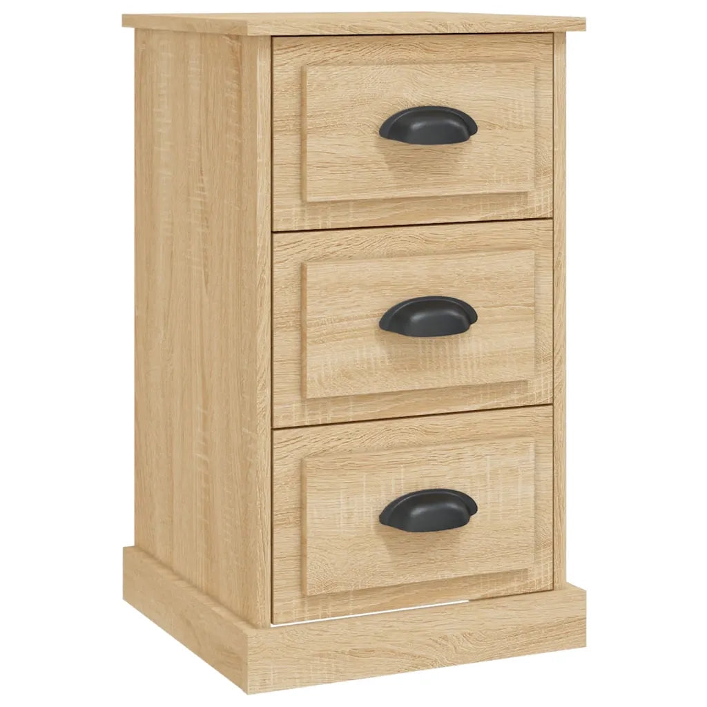 Comodino-Tavolino da notte Rovere Sonoma 39x39x67 cm in Legno Multistrato