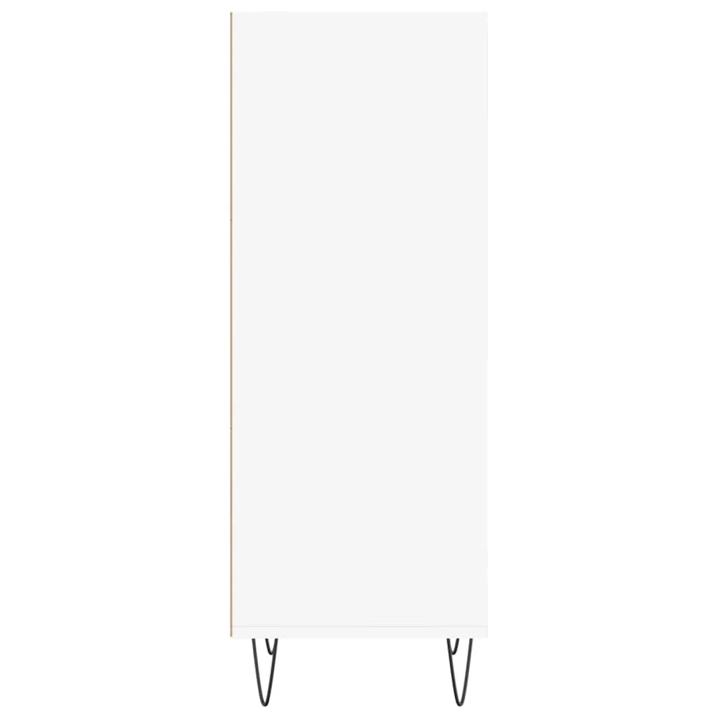 Buffet credenza cassettiera mobiletto mobile contenitore organizer per cucina soggiorno salotto 34,5 x 32,5 x 90 cm legno ingegnerizzato bianco 02_0030237