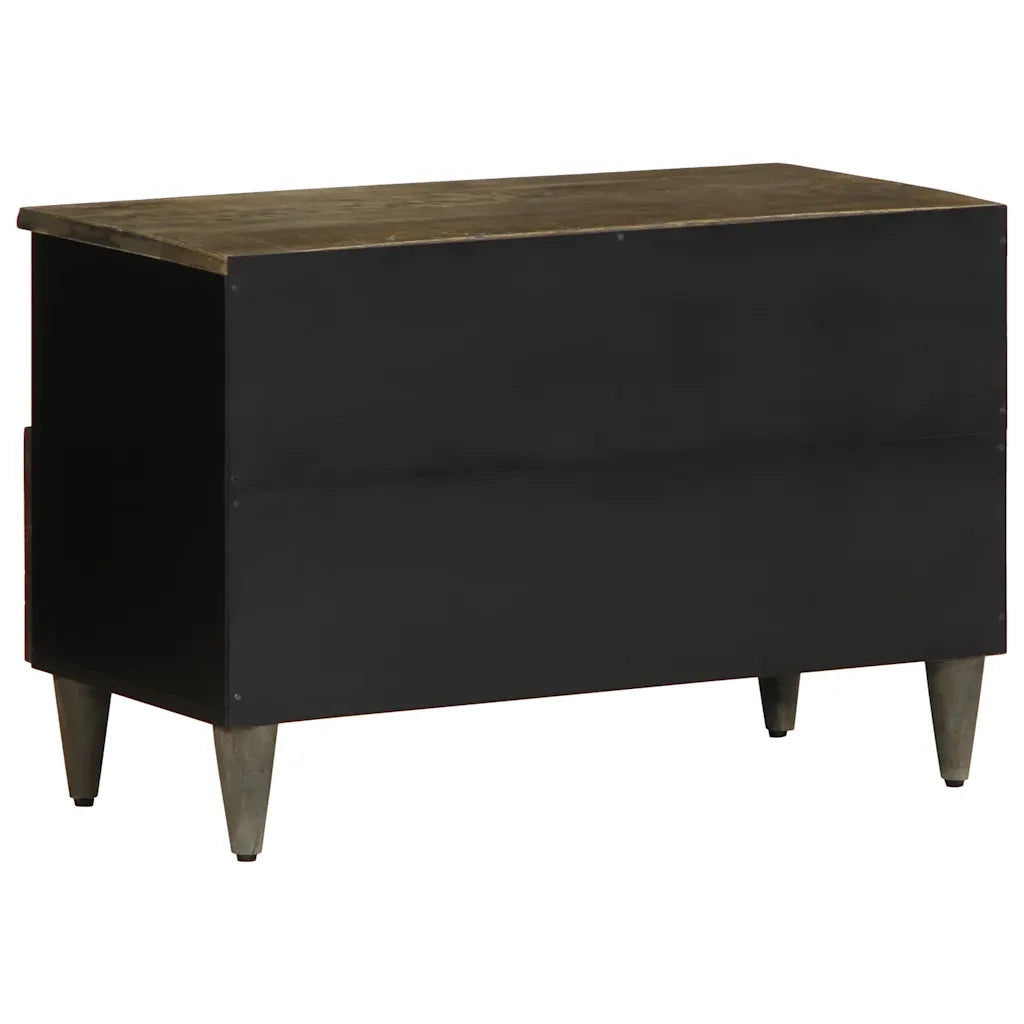 Mobile Porta TV Grigio Chiaro 70x33,5x46 cm in Legno Mango 4017793