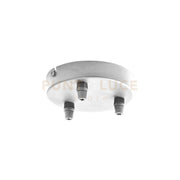 GSOB34- ROSONE 3 FORI NICKEL IN METALLO PIU' ACCESSORI INCLUSI D.12CM