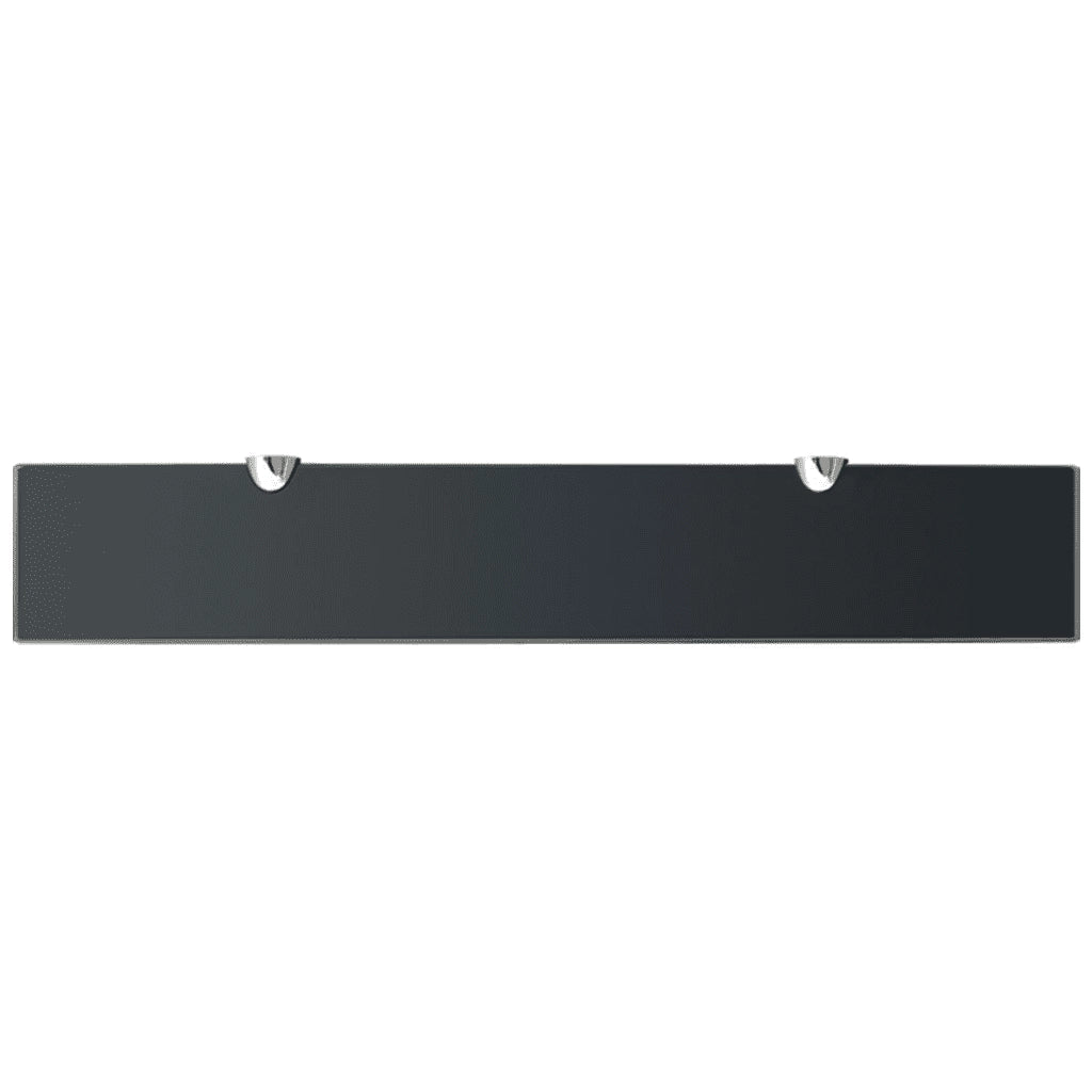 Mensole Galleggianti 2 pz in Vetro 60x10 cm 8 mm cod mxl 33161