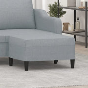 Poggiapiedi Grigio Chiaro 70x55x41 cm in Tessuto cod mxl 68013