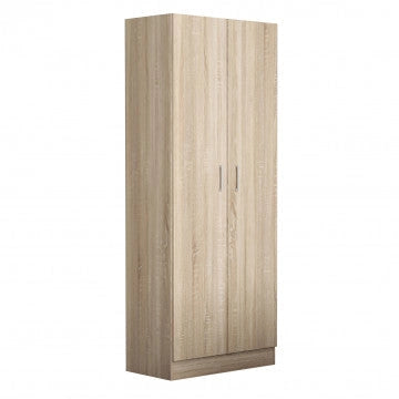 Armadio Leopold Quercia Chiaro: Legno di Qualità, cm 80x52x180