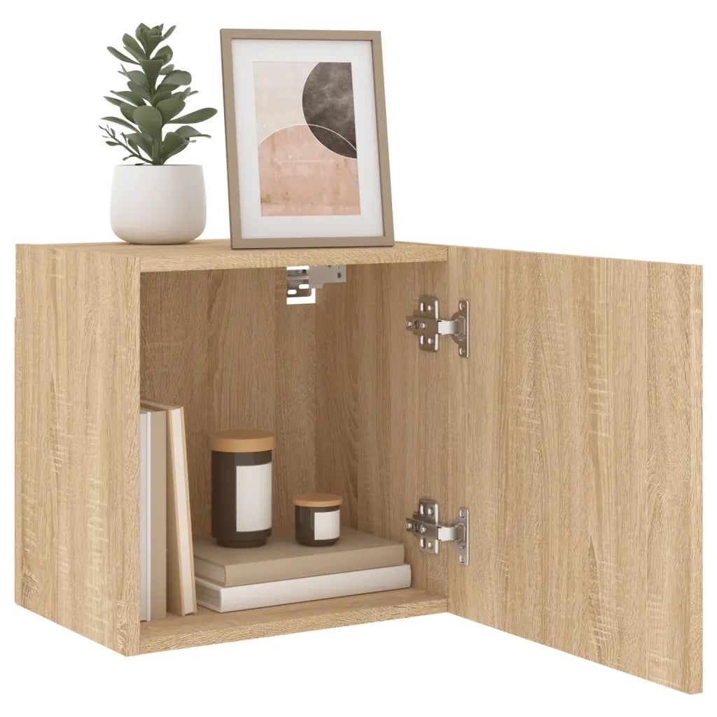 Mobile TV Parete Rovere Sonoma 40,5x30x40 cm Legno Multistrato 836900