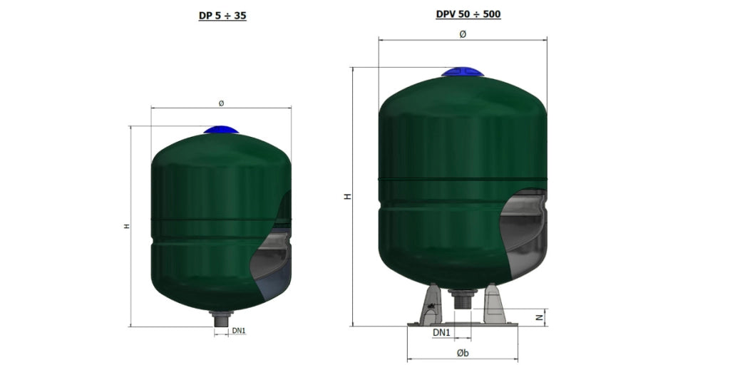 VASO POLIFUNZIONALE DP 8 LT   1" ELBI