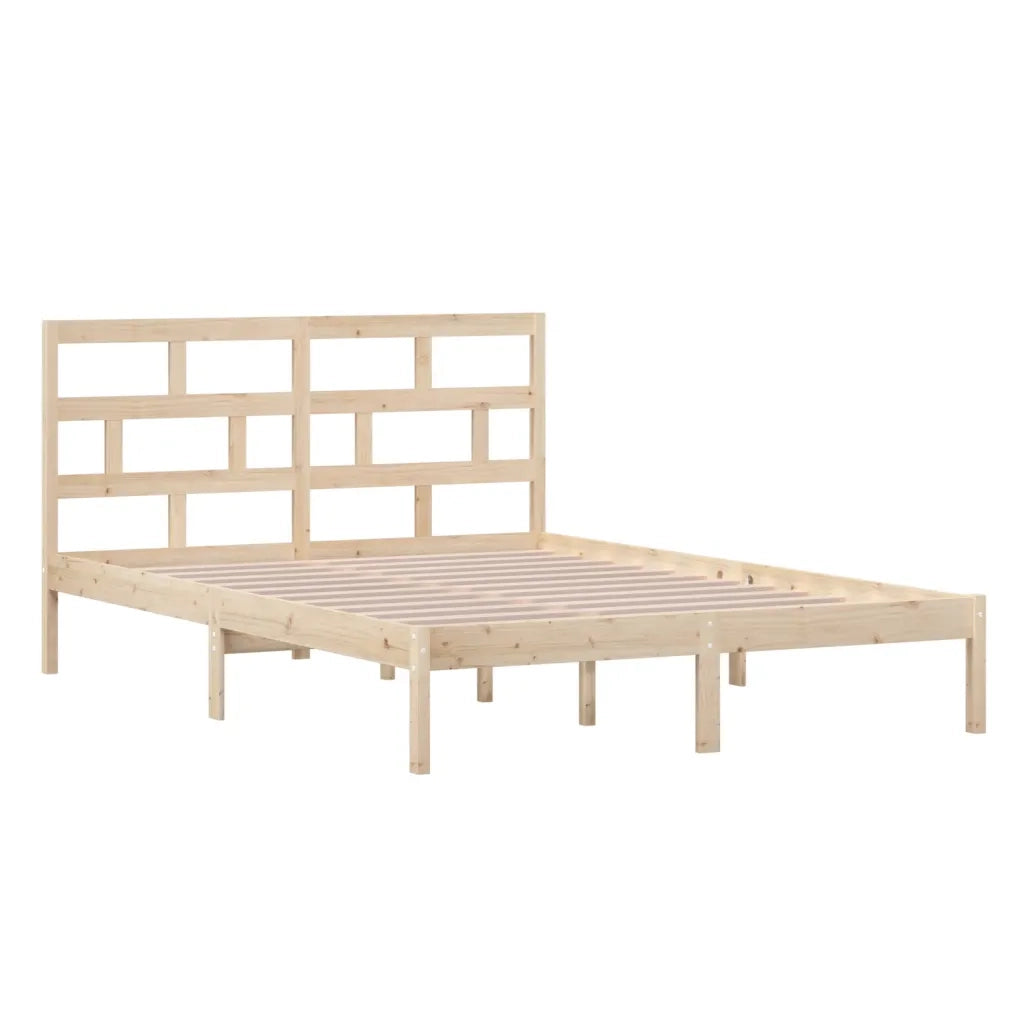 Giroletto-Struttura Letto in Legno Massello di Pino 140x200 cm 829981