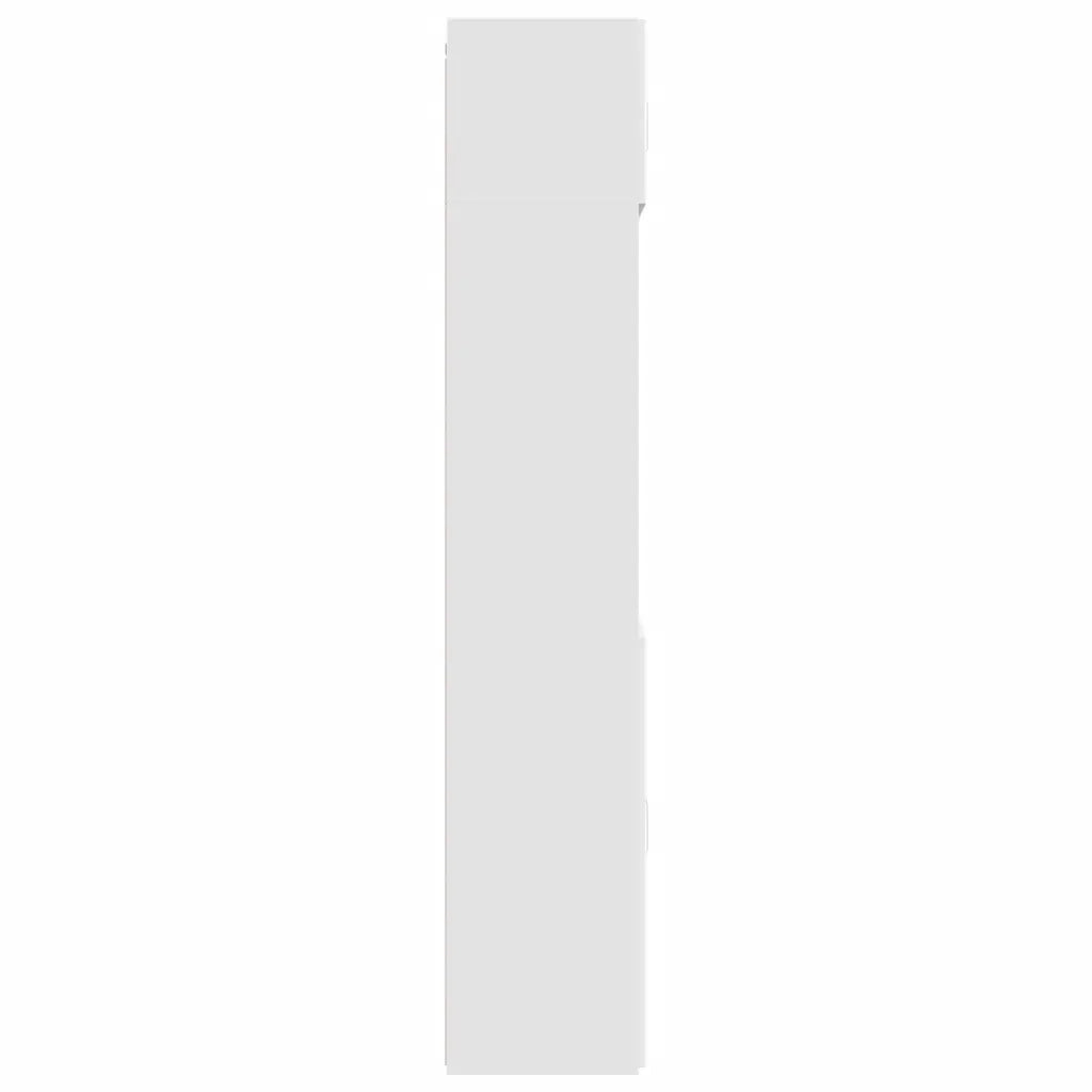 Mobile Portaoggetti Bianco 70x42,5x225 cm in Truciolato