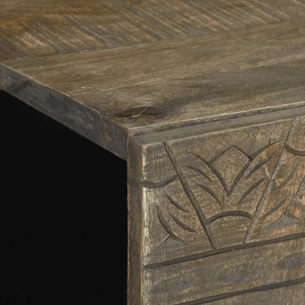 Mobile Lavabo da Bagno 62x33x58cm in Legno Massello di Mango 4017811