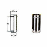 Inox doppia parete aisi 316 tubo l.495 d.500 550 b08xb2c1mg