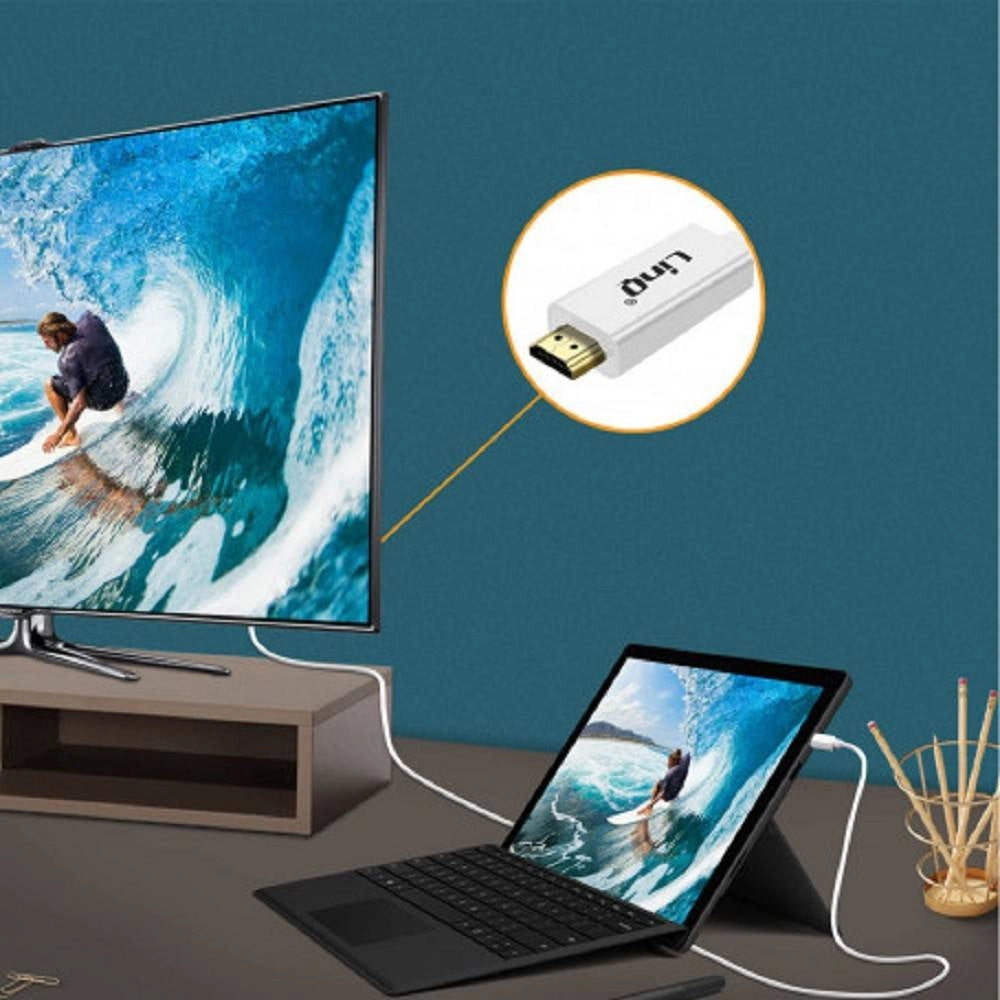 Trade Shop - Cavo Adattatore Mini Displayport Maschio A Hdmi Maschio 1.8mt Full Hd 1080 Mdh-18b -