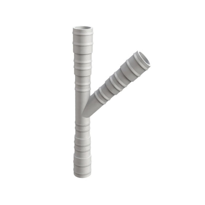 Braga a Y a tre vie per scarico condensa impianti condizionamento connette tubi alla cassetta di raccolta