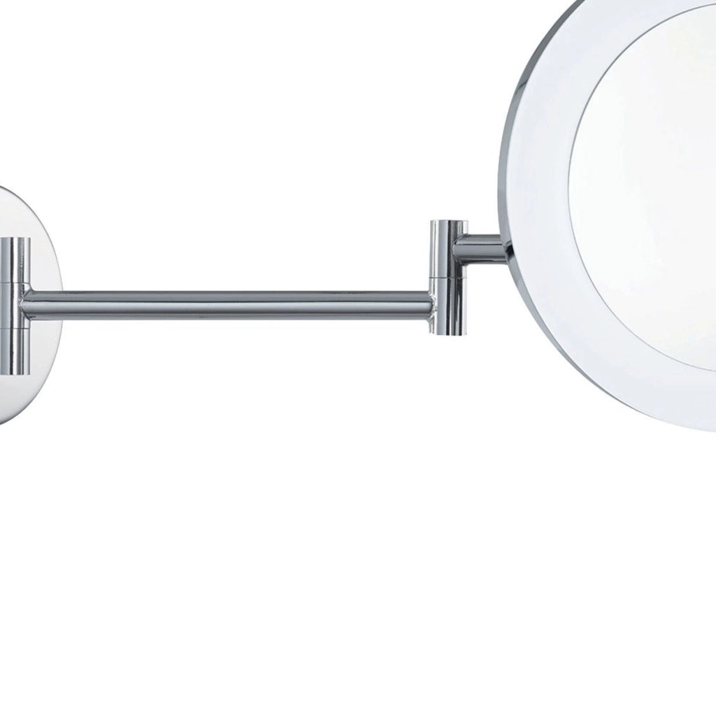 Applique Contemporanea Magnifying Metallo Cromo Vetro Led 4W 4000K